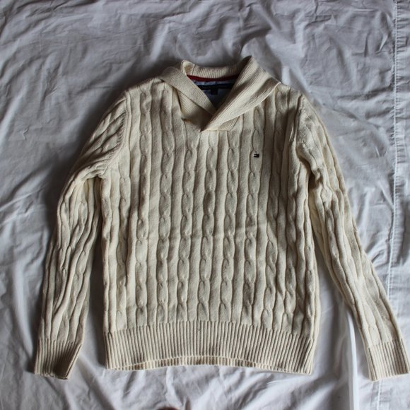 Tommy Hilfiger Cream Sweater - Picture 1 of 3